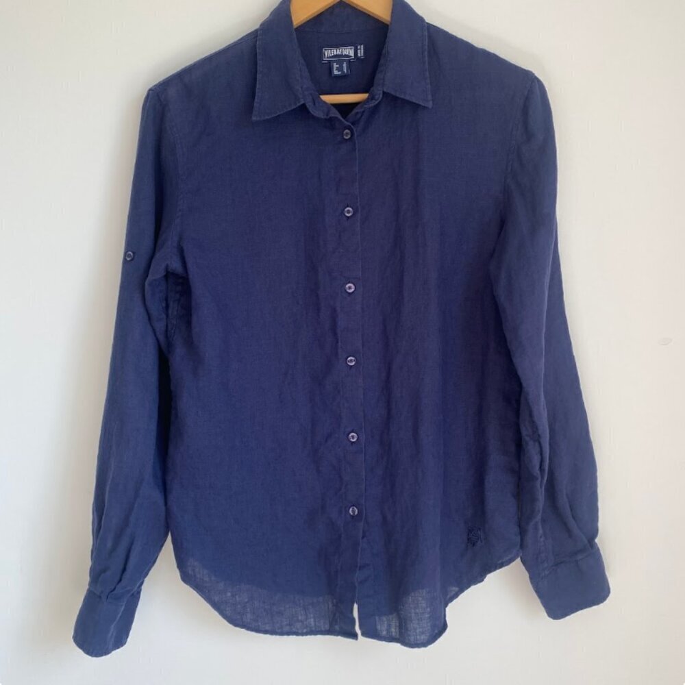 Vilebrequin 100% Linen Women’s Shirt Size 8